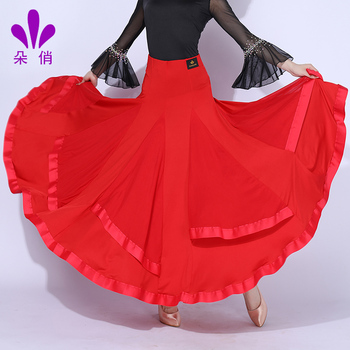 Nowa spódnica walcowa dla kobiet 2021 - konkursowa wydajność społeczna, kostium do tańca, sala balowa 2152