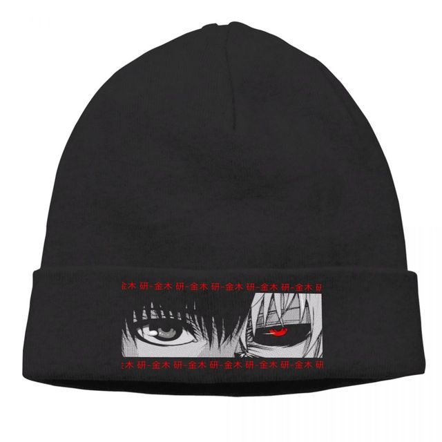 Tokyo Ghoul Kaneki Beanie - wysokiej jakości czapka z daszkiem z oczy nausznikami zimowa - tanie ubrania i akcesoria