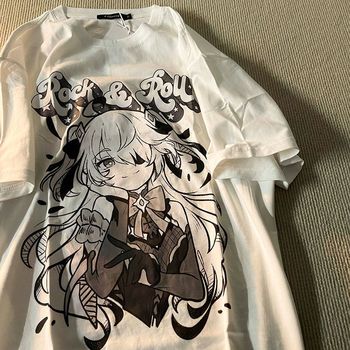 Damska koszulka z nadrukiem anime letniego kolekcja 2021
