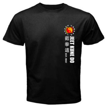 Jeet Kune Do - Męska koszulka z krótkim rękawem Stranger Things - czarna