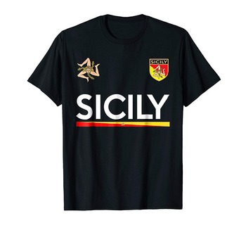 Nowa koszulka męska z krótkim rękawem Sicilia 2019 - Sycylia, Włochy