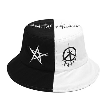 Bawełniany odwracalny kapelusz rybaka na wiosnę/lato 2021 dla mężczyzn i kobiet - nowa moda! Hip-Hop styl Panama Unisex, uliczny słońce kapelusz wiadro