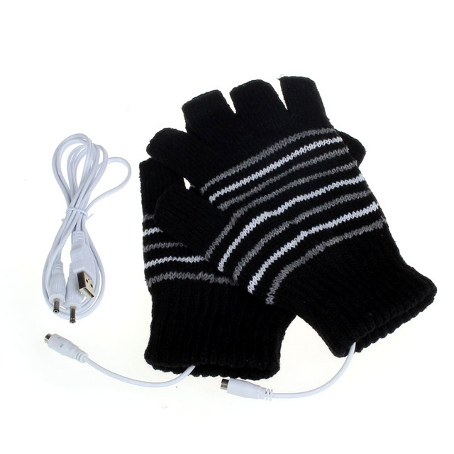 Podgrzewane rękawice termiczne dla mężczyzn - elektryczne podgrzewanie rąk, zasilane przez USB i baterię, wodoodporne, idealne na zimę, do motocykli i narciarstwa - tanie ubrania i akcesoria
