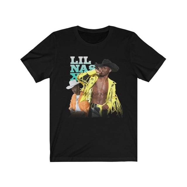 Vintage koszula Lil Nas X Hip hopowa Unisex - tanie ubrania i akcesoria