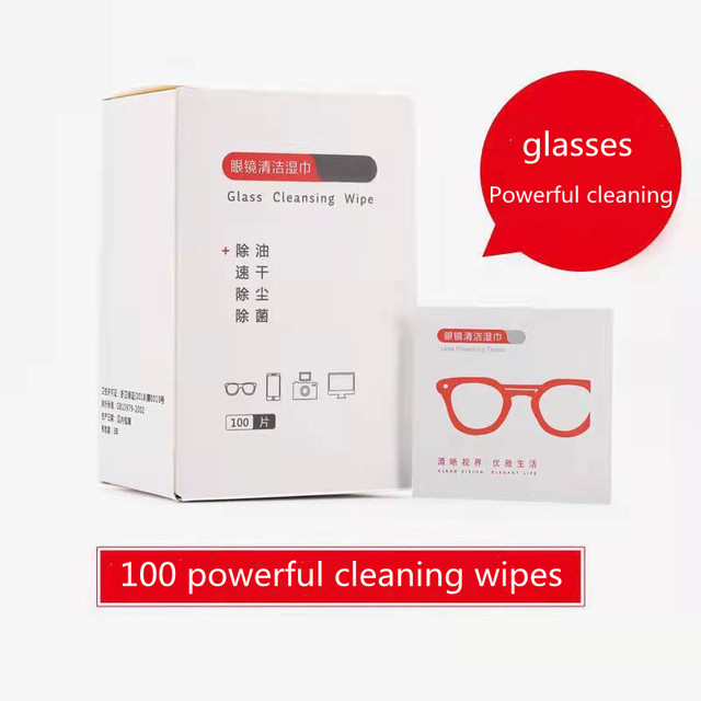 Wielokrotnego użycia papierowe okulary nasączone lustrzaną szmatką do czyszczenia ekranu telefonu komórkowego i obiektywu profesjonalnego o wysokiej jakości - tanie ubrania i akcesoria