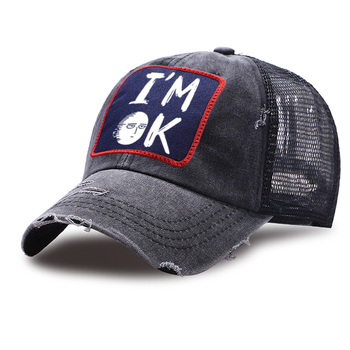 JTrucker Snapback Unisex - One Punch Man czapka baseballowa z bawełnianym materiałem, oddychająca, w stylu casual, o sieciowej konstrukcji