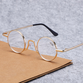 Kobiety okrągłe okulary do czytania Japońskiego stylu z filtrem przeciw niebieskiemu światłu
