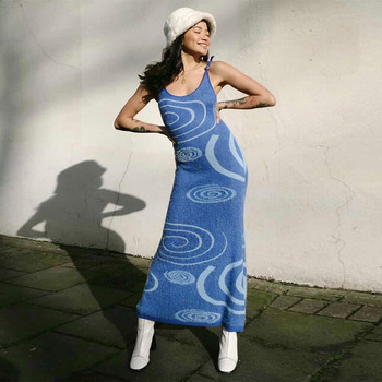 Lato 2021 - Zieleń Sukienka Beach Midi harajuku z wiosennym Hollow Out - Sexy i obcisła sukienka bez rękawów