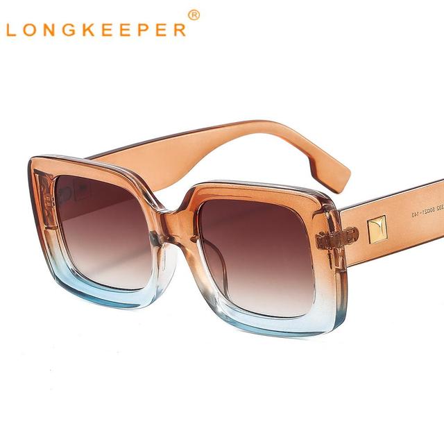 Damskie Retro okulary przeciwsłoneczne projektant kwadratowa forma w stylu kocich oczu - tanie ubrania i akcesoria