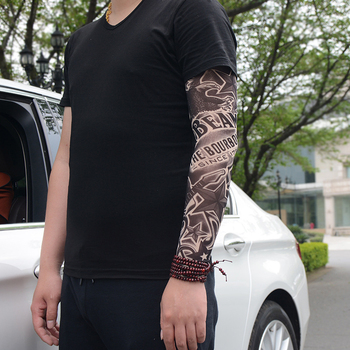 Gra rękawy naramienne ochrona UV rękawki na rower bieganie kolarstwo tatuaże (Ogrzewacze rąk)