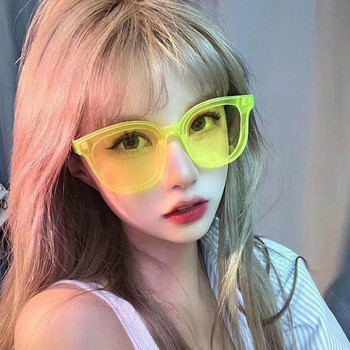 Okulary przeciwsłoneczne damskie Retro przezroczyste ponadgabarytowe luksusowe z ramkami męskimi w modzie 2021 kierowcy anty UV