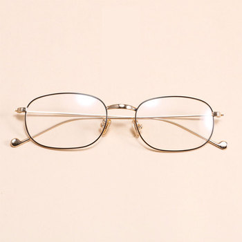 Wysokiej jakości metalowe ramki okularowe Retro Ultralight mężczyźni kobiety moda optyczne