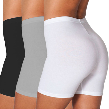 Elastyczne legginsy damskie z wysokim stanem - stylowe wiosenno-letnie spodnie ochronne w kolorze białym, czarnym lub szarym (duże rozmiary) Casually Fit