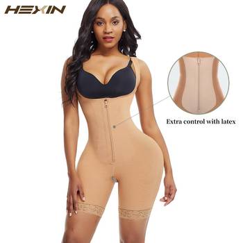 Kontrolujące majtki uciskające HEXIN Fajas Colombianas do modelowania sylwetki z regulowanym pasem - Body Lifter i korektor brzucha dla kobiet