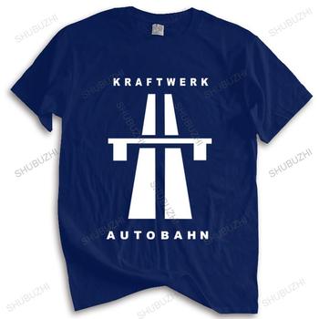 Męska koszulka z krótkim rękawem Autobarn Kraftwerk - motyw muzyczny, bawełna