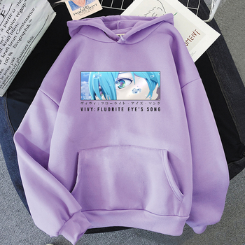 Bluza z kapturem z nadrukiem Anime Vivy Fluorite Eye's Song dla mężczyzn i kobiet - Streetwear Harajuku Gothic 2021
