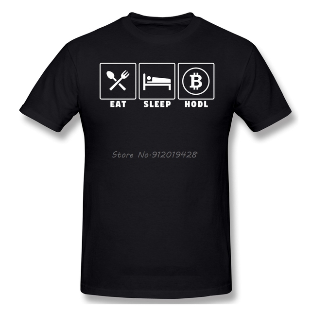 Nowy nabytek Koszulka męska Bitcoin Dogecoin 2021 - Hodl Streetwear Harajuku - tanie ubrania i akcesoria