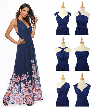 Kobieca sukienka długirękawowa z motywem vintage dla kobiet - lato 2019