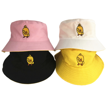 Nowa kapelusz typu Bucket Panamka z bawełny - dla mężczyzn i kobiet - odwracalny Bob Femme - kolorowy słońce plaża rybak