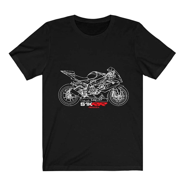 Koszulka Ridezza Motorcycle S1000RR zaprojektowana przez motocykl - męska - tanie ubrania i akcesoria