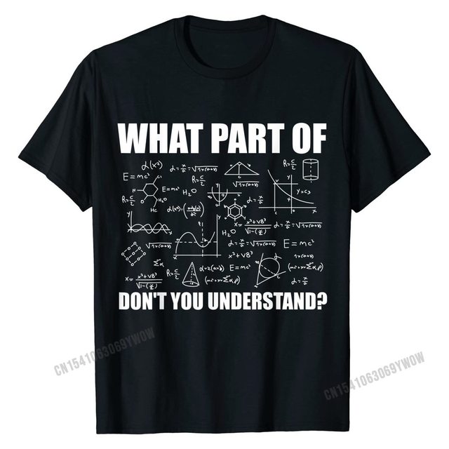 Koszulka Funny nauczyciel matematyki - Jaka część nie rozumiesz | T-Shirt męska z nadrukiem - tanie ubrania i akcesoria