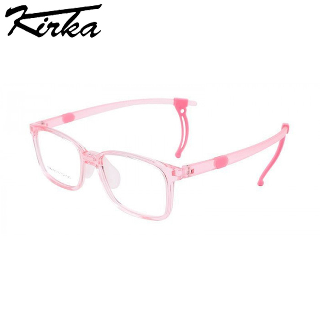 Okulary optyczne rama TR90 dla dzieci, miękkie i elastyczne, przezroczyste ramki dla chłopców i dziewczynek - tanie ubrania i akcesoria