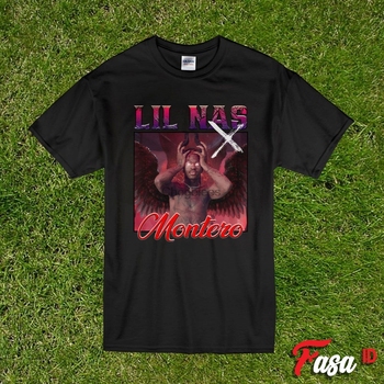 Koszula męska vintage Lil Nas X Montero z lat 90