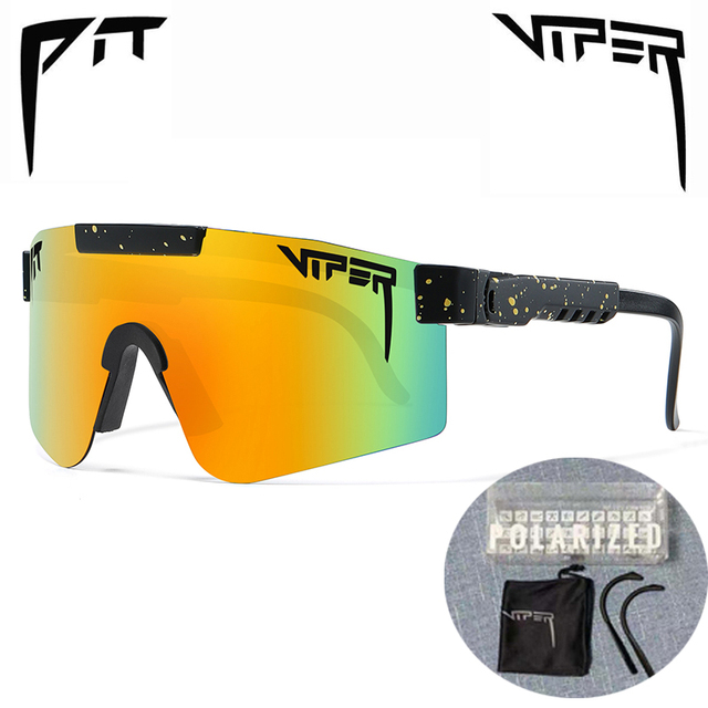 PIT VIPER okulary przeciwsłoneczne męskie i damskie, spolaryzowane, UV400, sportowe, wędkarskie, gogle Retro Vintage Sunglasses - tanie ubrania i akcesoria