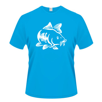 Koszulka męska z krótkim rękawem Carp Fish T-shirt Fishings 2019 Summer - casual bawełniany top, cool style