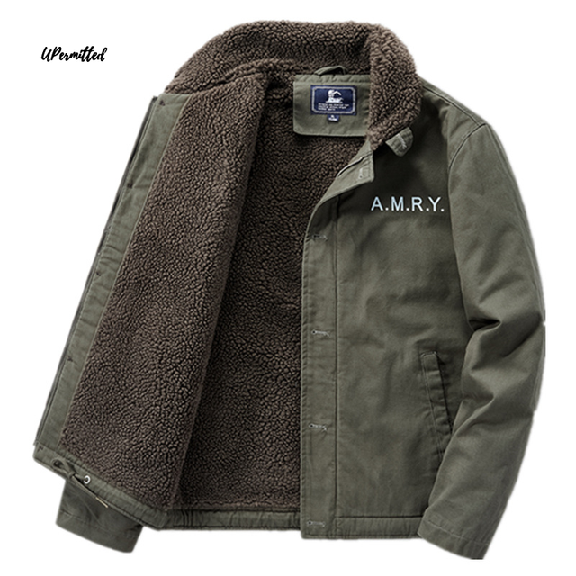 Nowa jesienno-zimowa męska kurtka wojskowa Vintage Plus rozmiar Streetwear - tanie ubrania i akcesoria
