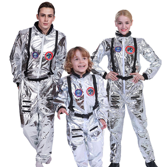 Kosmiczny garnitur grupowy astronauty w stylu Cosplay - idealny na coroczne spotkanie Halloween - tanie ubrania i akcesoria