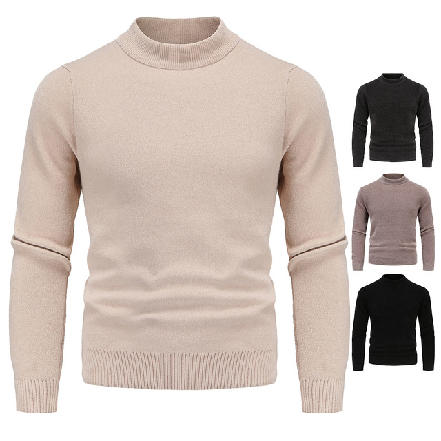 2021 jesień i zima - Wyściełany sweter męski w stylu Chenille YM629 o wysokiej jakości i jednym wydłużonym kaszmirem - tanie ubrania i akcesoria