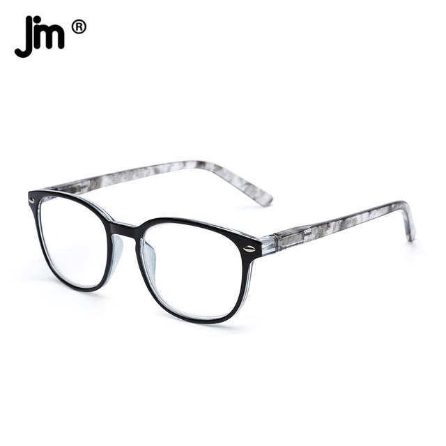 Okulary do czytania JM - kobiety, mężczyźni, zawias sprężynowy, retro, lupa dioptrii, osoby starsze - tanie ubrania i akcesoria