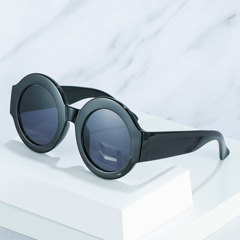 Okulary przeciwsłoneczne ZLY 2021 - nowe w modzie, okrągłe, kolorowe szkła, vintage, marka projektanta - styl casual, trendy, rama PC, ochrona UV400 dla kobiet i mężczyzn