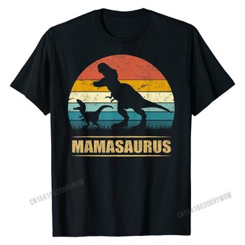 T-Shirt Mamazaurus T-Rex Dinozaur Mama Saurus Męska Koszulka Zabawny Prezent Dla Mamy Fitness