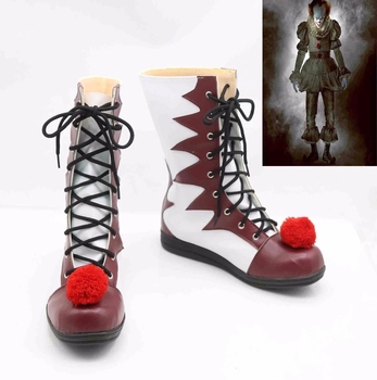 Buty Pennywise Halloween Stephen King - męskie i damskie, cosplay, klaun z filmu, kostiumy filmowe