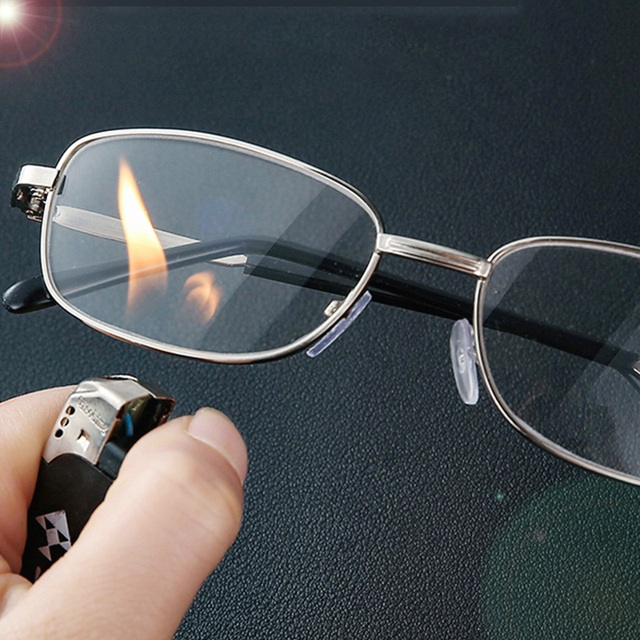 Okulary do czytania Full Frame Alloy Clear z soczewkami anti-scratch, różne mocowania - +1.5, +2.0, +2.5 - tanie ubrania i akcesoria
