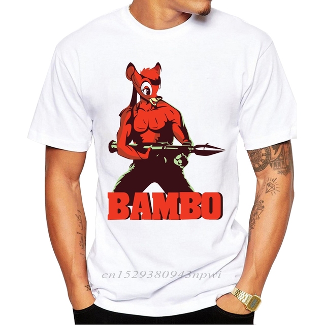 Koszulka męska z nadrukiem BAMBO - nowa moda lato 2020, wysokiej jakości, styl Hipster, projekt COMMANDO - tanie ubrania i akcesoria