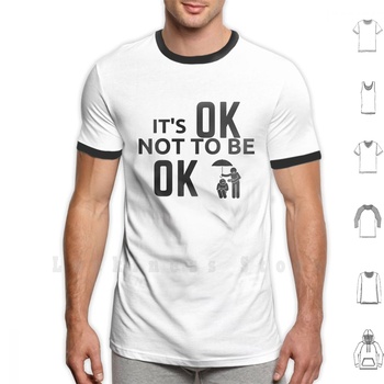Męska koszulka DIY 6XL - Jest OK, aby nie być OK - 100% bawełna