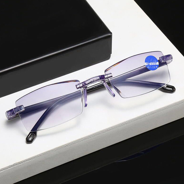 Modne okulary blokujące niebieskie światło z dioptriami Presbyopic + 1.0 do + 4.0 (mężczyźni, kobiety) - tanie ubrania i akcesoria