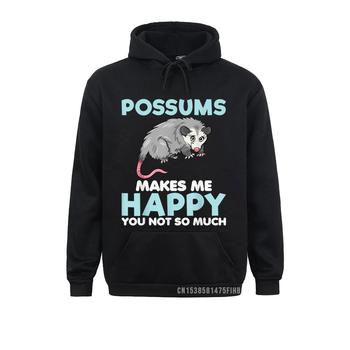 Powszechna bluza z kapturem Possum dla miłośników zwierząt - Kobieta