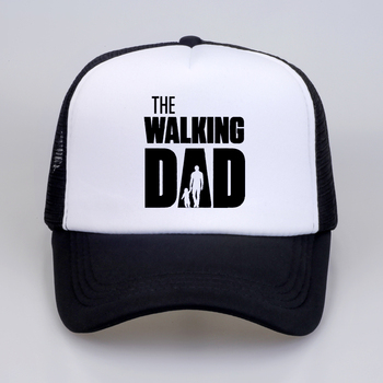 Czapka baseballowa z daszkiem Chodzący tata - śmieszny kapelusz typu Trucker dla mężczyzn, nowa kolekcja 2020