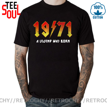 Retro Rock Koszulka 1971 dla mężczyzn - 50 urodziny - Duże rozmiary 4XL i 5XL