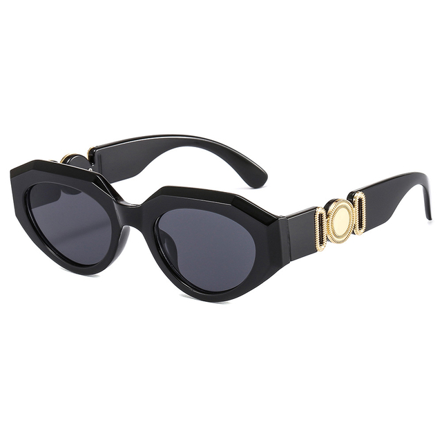 Okulary przeciwsłoneczne vintage Cat Eye dla kobiet i mężczyzn UV400 - tanie ubrania i akcesoria