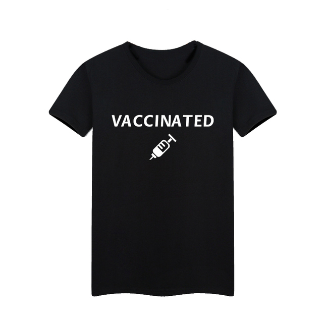 Męska koszulka Anti Virus Concept z krótkim rękawem i napisami codzienne - tanie ubrania i akcesoria