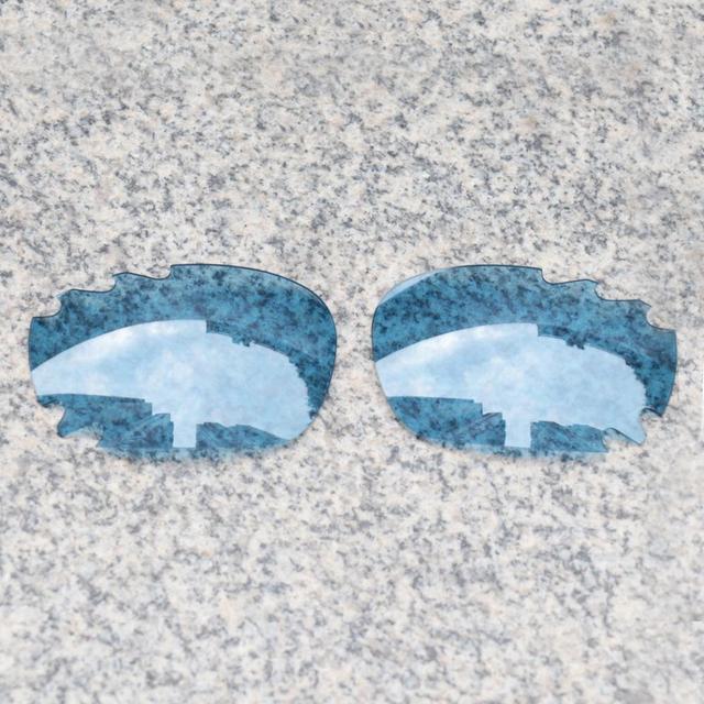 Spolaryzowane soczewki HD niebieskie do zwiększenia wymiany dla wentylowanych okularów przeciwsłonecznych Oakley Jawbone + - tanie ubrania i akcesoria