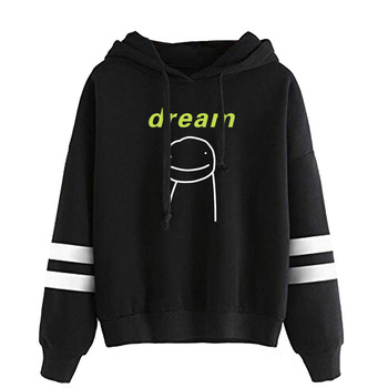 Dream Smp Smile - Bluza z Kapturem Moda Dreamwastaken Harajuku Streetwear Hip Hop - Kurtka Kobiety Mężczyźni - Ubrania Damskie