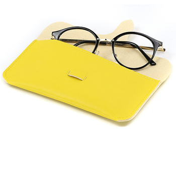 Elegancki etui na okulary w stylu Retro - unikatowy woreczek Kpay 2019 z klamrą, wykonany z wysokiej jakości skóry PU, doskonała ochrona i przechowywanie dla okularów damskich