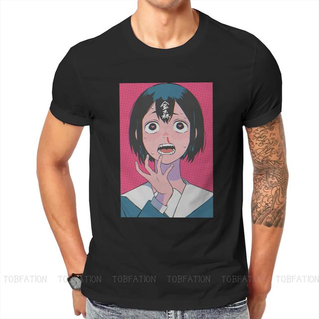 Eizouken - T-shirt męska z vintage grafiką z japońskiej komedii anime Asakusa męska letnia odzież wysokiej jakości - tanie ubrania i akcesoria