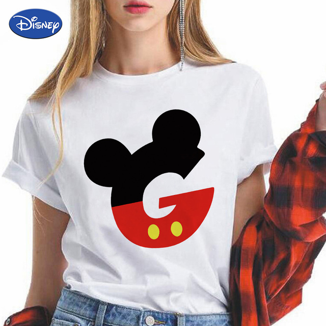 Koszulka damska z wizerunkiem Disney Mickey Mouse T-shirt 2021 - tanie ubrania i akcesoria